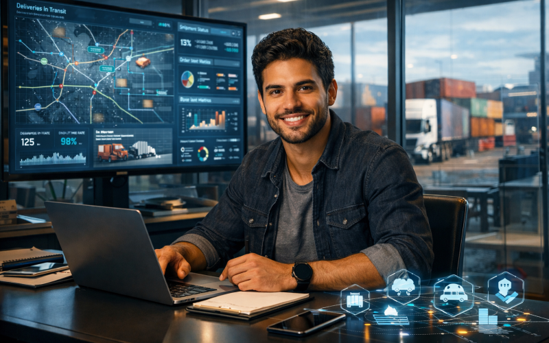 Jovem de 23 anos cria startup de logística e já atende mais de 300 empresas